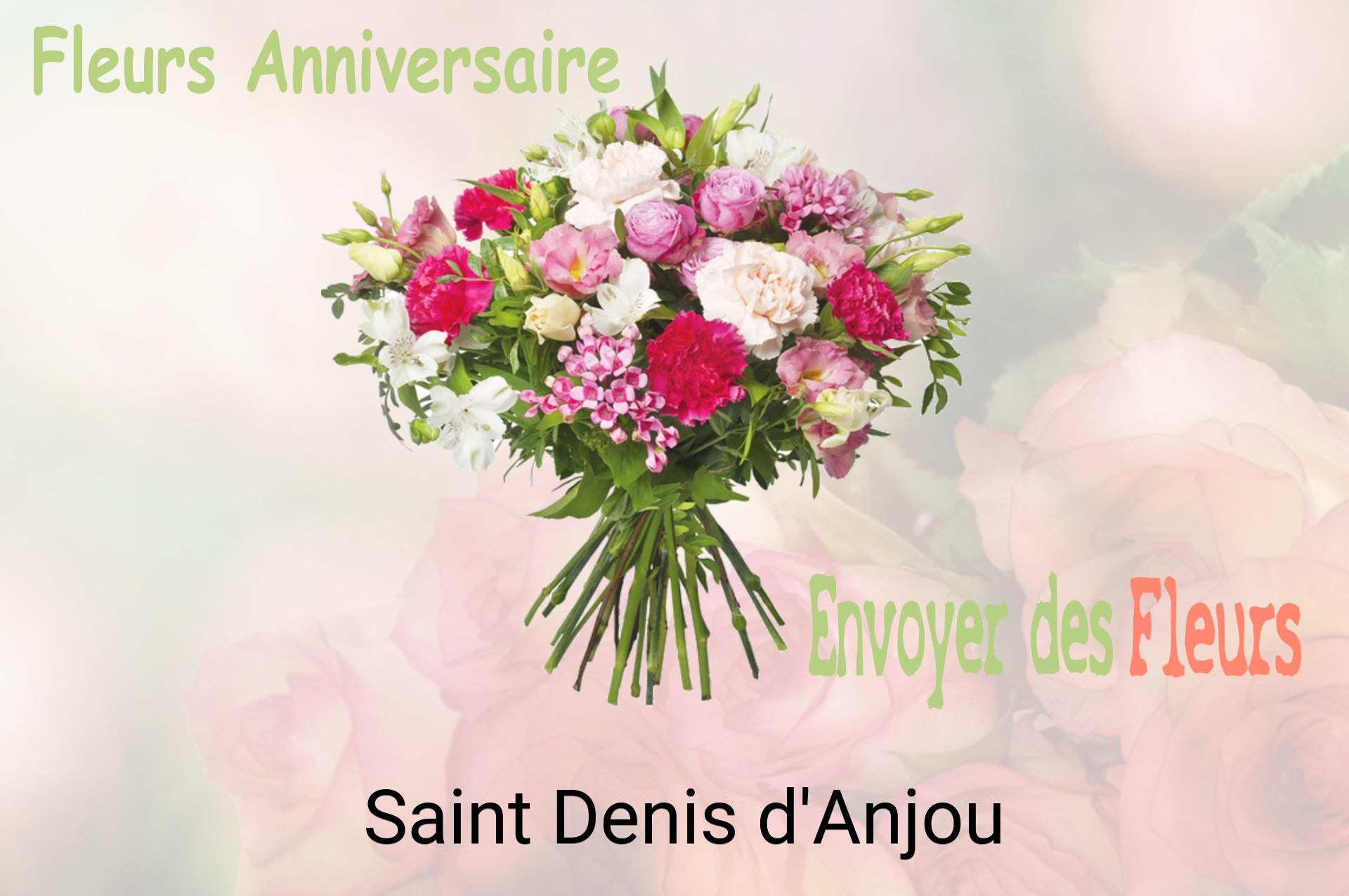 Bouquet de fleurs d’anniversaire livré à Saint-Denis-d'Anjou